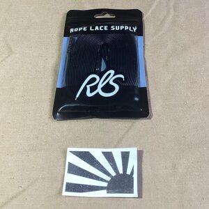 Rope Lace Supply Flat Premium Leather Black Silver Metal Tips 72 inch